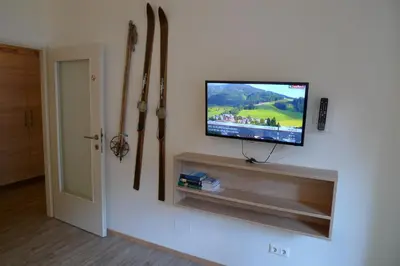 TV/Unterhaltungsangebot in der Unterkunft Ferienwohnung Loitfelder-Pang