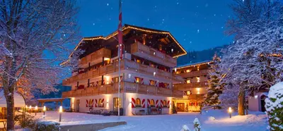 Das Gebäude in dem sich das Aparthotel befindet