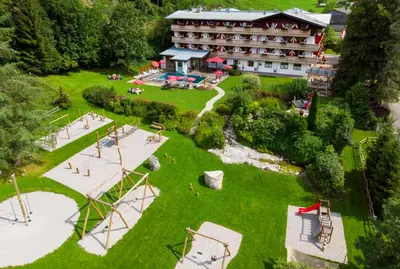 Ein Garten an der Unterkunft Ferienappartements Landhof