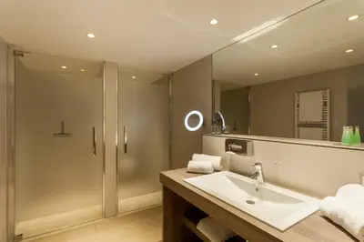 Ein Badezimmer in der Unterkunft Alpinresort ValSaa - Adults Only