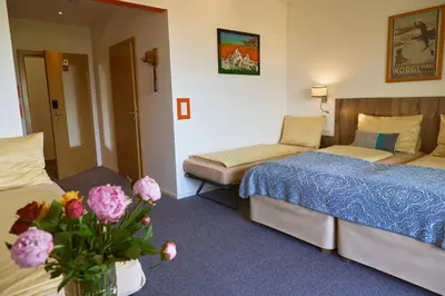 Ein Bett oder Betten in einem Zimmer der Unterkunft Be 550