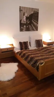 Ein Bett oder Betten in einem Zimmer der Unterkunft Böglerhof