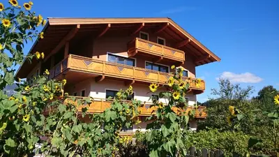 Ein Balkon oder eine Terrasse in der Unterkunft Häringer Mühle