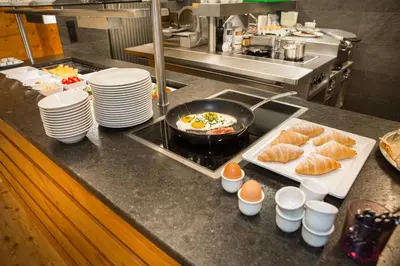 Essen im Hotel oder in der Nähe