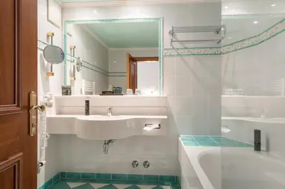 Ein Badezimmer in der Unterkunft eva,GARDEN