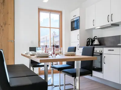 Küche/Küchenzeile in der Unterkunft Apartment in Hollersbach near Ski Lift