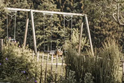 Ein Garten an der Unterkunft ASTER Boutique Hotel & Chalets