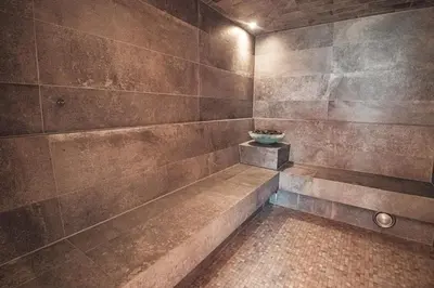 Ein Badezimmer in der Unterkunft Farmhotel & Chalets Grosslehen