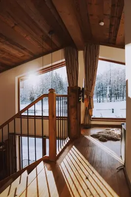 Ein Balkon oder eine Terrasse in der Unterkunft Farmhotel & Chalets Grosslehen