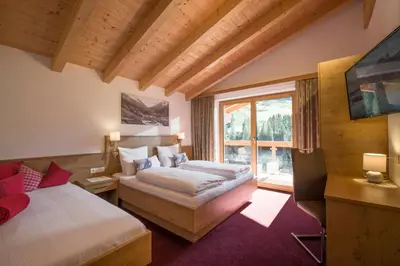 Ein Bett oder Betten in einem Zimmer der Unterkunft Appartements Auszeit