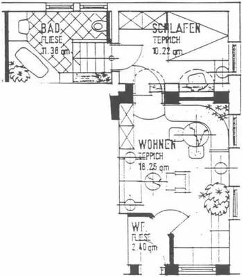 Grundriss der Unterkunft MIMO Appartements
