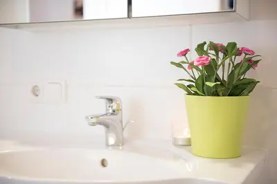 Ein Badezimmer in der Unterkunft Zu Hause in Tirol