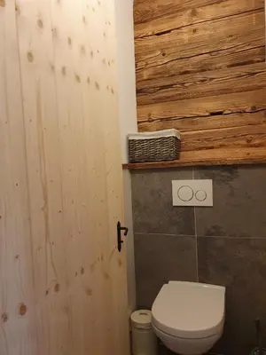 Ein Badezimmer in der Unterkunft Oberseebachhof