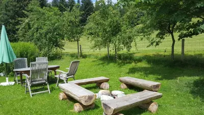 Ein Garten an der Unterkunft Oberseebachhof