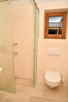 Ein Badezimmer in der Unterkunft Appartements neben der Gondelbahn - Haus Süd