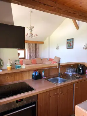 Küche/Küchenzeile in der Unterkunft Pension Thainerhof