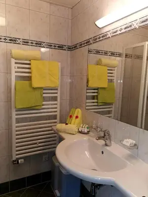 Ein Badezimmer in der Unterkunft Pension Garni Appartement Ortner