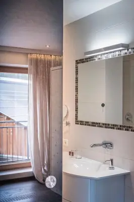 Ein Badezimmer in der Unterkunft Bauernhof Lindenhof