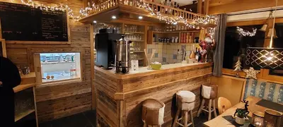 Lounge oder Bar in der Unterkunft Alpenchalet Almrose