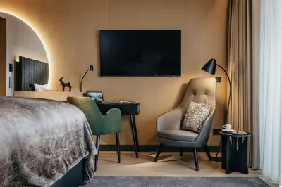 TV/Unterhaltungsangebot in der Unterkunft Grand Tirolia Kitzbühel - Member of Hommage Luxury Hotels Collection