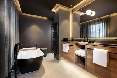 Ein Badezimmer in der Unterkunft Grand Tirolia Kitzbühel - Member of Hommage Luxury Hotels Collection