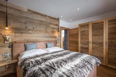 Ein Bett oder Betten in einem Zimmer der Unterkunft Haus Central