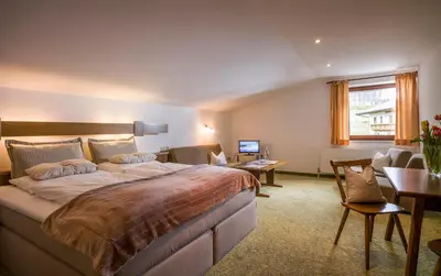 Ein Bett oder Betten in einem Zimmer der Unterkunft Haus Central