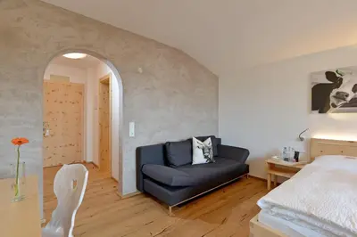 Ein Bett oder Betten in einem Zimmer der Unterkunft Haus Central