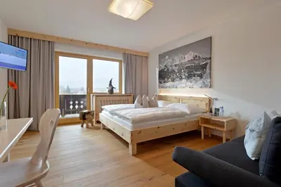 Ein Bett oder Betten in einem Zimmer der Unterkunft Haus Central
