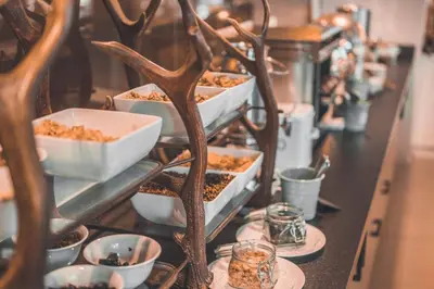 Essen im Hotel oder in der Nähe