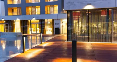 Ein Restaurant oder anderes Speiselokal in der Unterkunft Hotel Wirtshaus Post