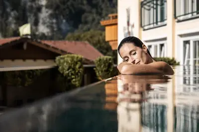 Gäste, die in der Unterkunft Vier Jahreszeiten Wellnessresort Achensee übernachten