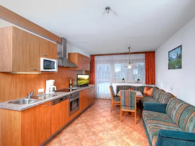 Küche/Küchenzeile in der Unterkunft Apartment Sonnenau