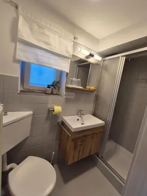 Ein Badezimmer in der Unterkunft Ferienwohnung Anne