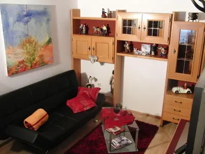 Küche/Küchenzeile in der Unterkunft Ferienwohnung Anne
