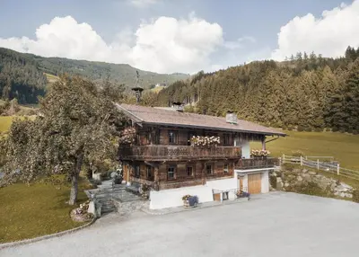 Naturlandschaft in der Nähe des Chalets