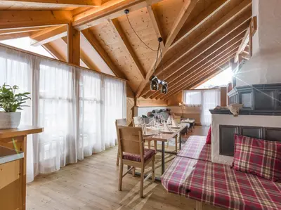 Küche/Küchenzeile in der Unterkunft Hotel Gänsleit