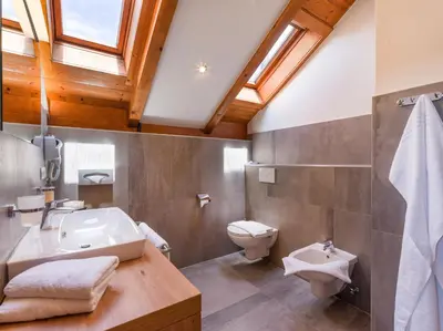 Ein Badezimmer in der Unterkunft Hotel Gänsleit