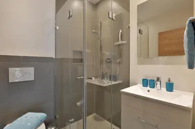 Ein Badezimmer in der Unterkunft Appartement Beate