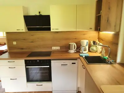 Küche/Küchenzeile in der Unterkunft Apartment Neukirchen near Ski Slopes