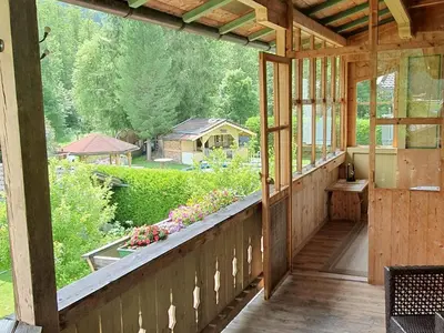 Ein Garten an der Unterkunft Apartment Neukirchen near Ski Slopes