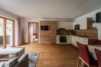 Küche/Küchenzeile in der Unterkunft Gästehaus Fohringer