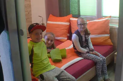 Ein Bett oder Betten in einem Zimmer der Unterkunft Apartment Edith Top 1