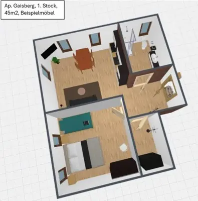 Grundriss der Unterkunft Haus Dirol