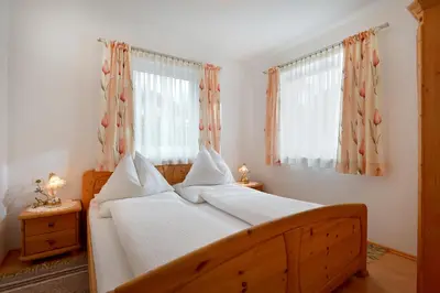 Ein Bett oder Betten in einem Zimmer der Unterkunft Appartement Horngacher