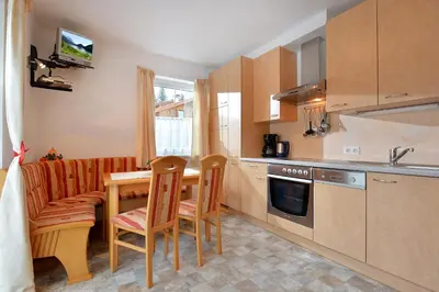 Küche/Küchenzeile in der Unterkunft Appartement Horngacher