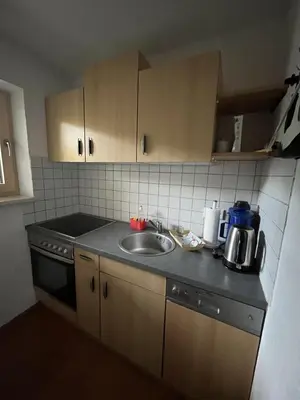 Küche/Küchenzeile in der Unterkunft Ferienwohnung Eberharter Theresia