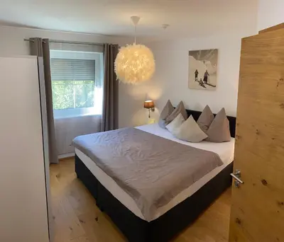 Ein Bett oder Betten in einem Zimmer der Unterkunft Eggerbauer