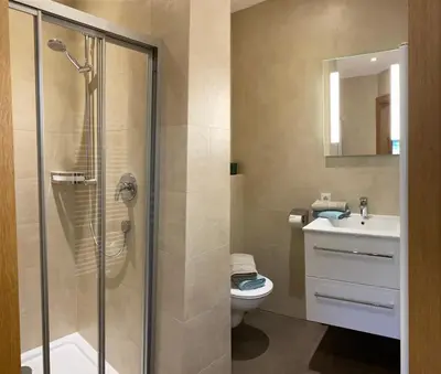 Ein Badezimmer in der Unterkunft Eggerbauer
