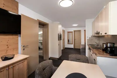 Küche/Küchenzeile in der Unterkunft Landhaus Gappmaier